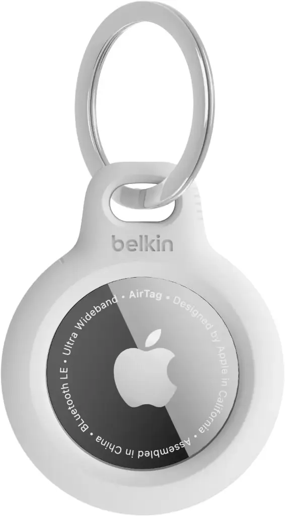 Belkin Airtag Keyring - White