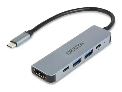 [D32060] Dicota 5 in 1 Docking Station with 2 x USB-C, 2 x USB, HDMI