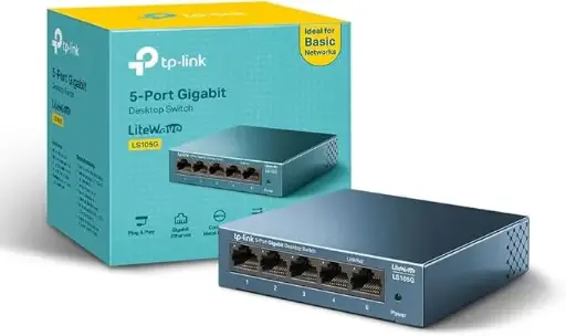 [LS105G] TP-Link 5 Port Gigabit Network Switch - Metal Case
